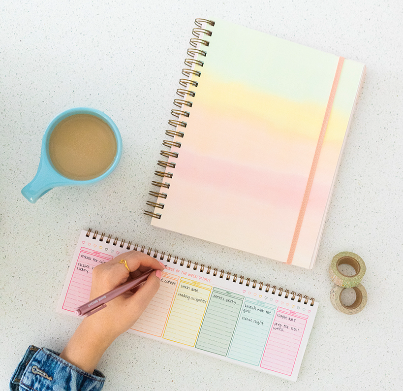 TOOT - Wekelijkse bureau-onderlegger planner