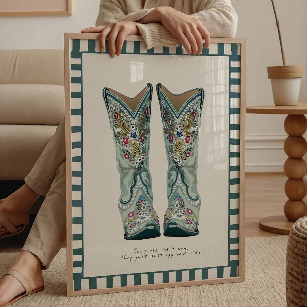 Seven Icons - Kunstdruk Print Cowgirls don't cry A4/A3/A2