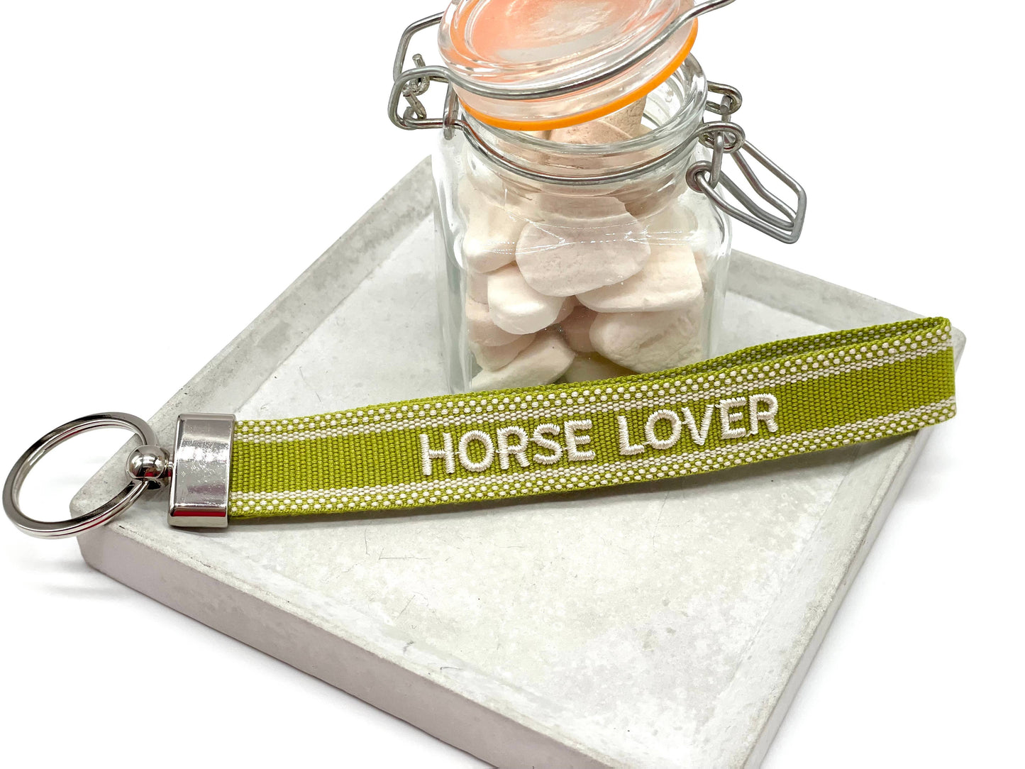Parsley & Pepper - Horse Lover Sleutelhanger olijfgroen