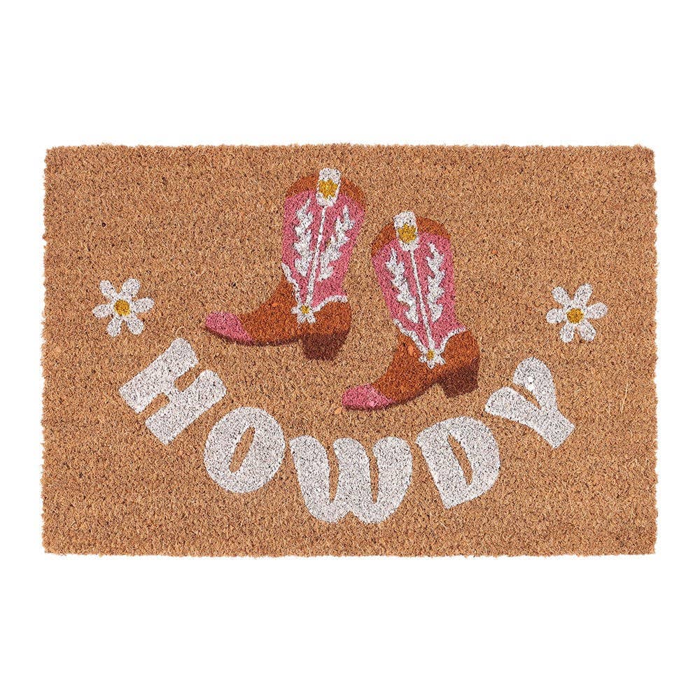 Something Different - Natuurlijke Howdy Cowboy Boot-deurmat