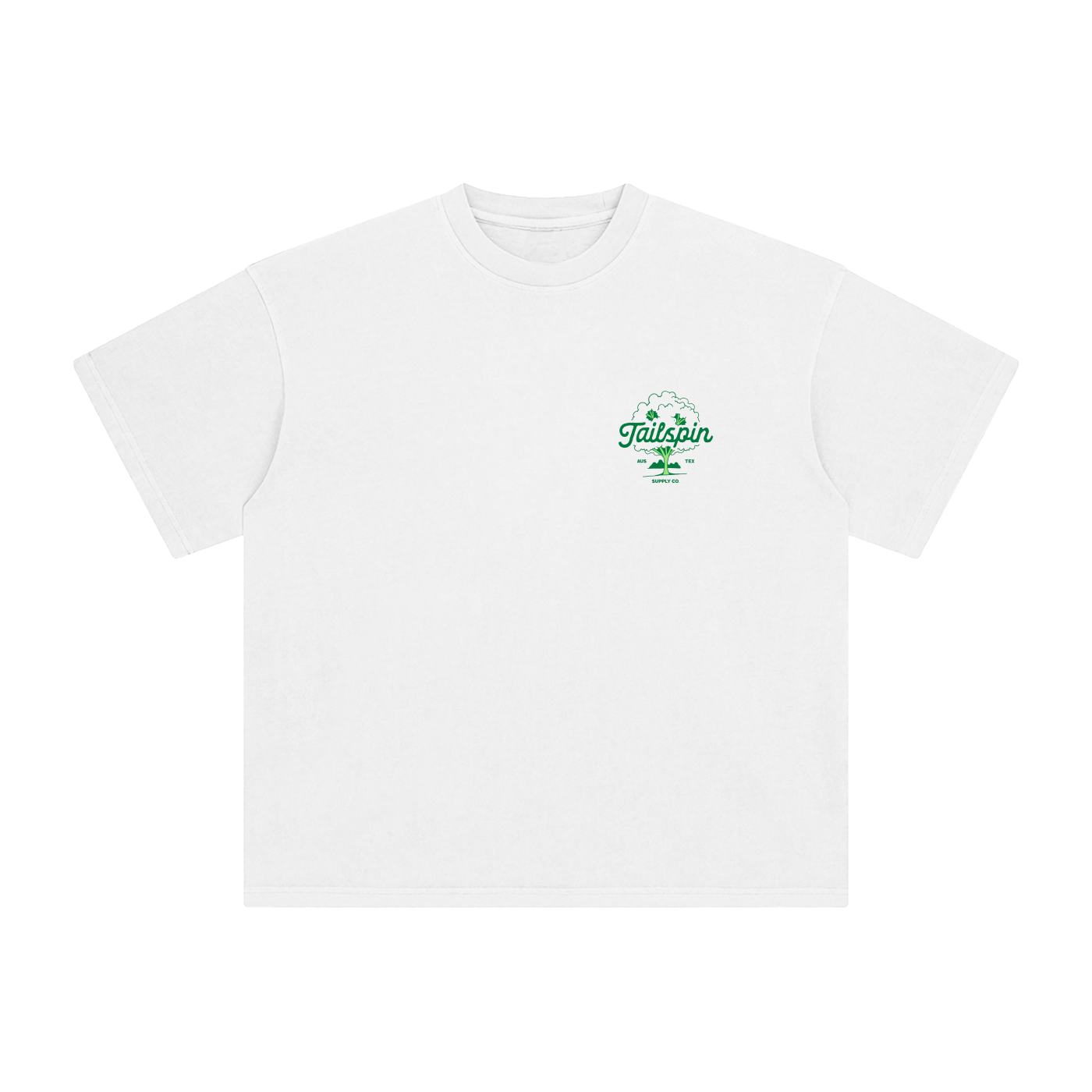 Tailspin - Maximum Chill wit Unisex-Shirt mit grünem Aufdruck