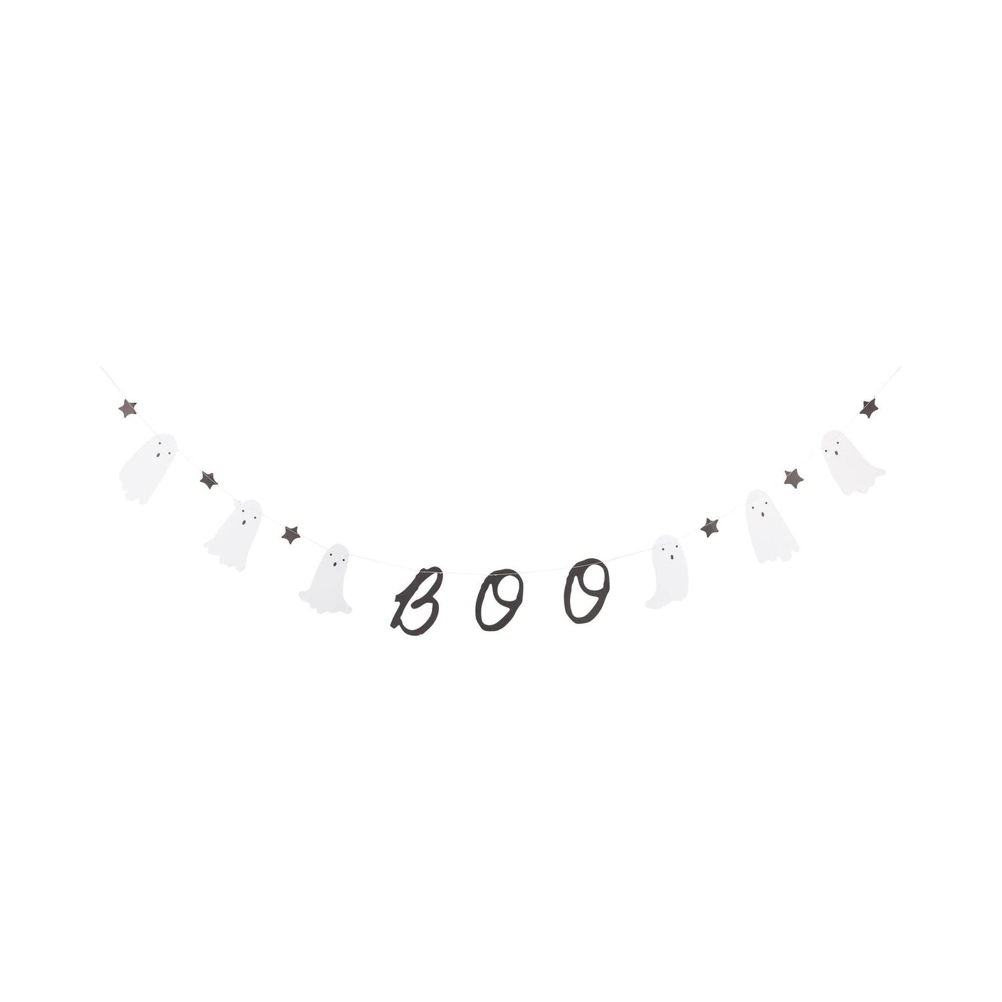 PLHB282 - Boo Ghost Pom Pom Garland Set