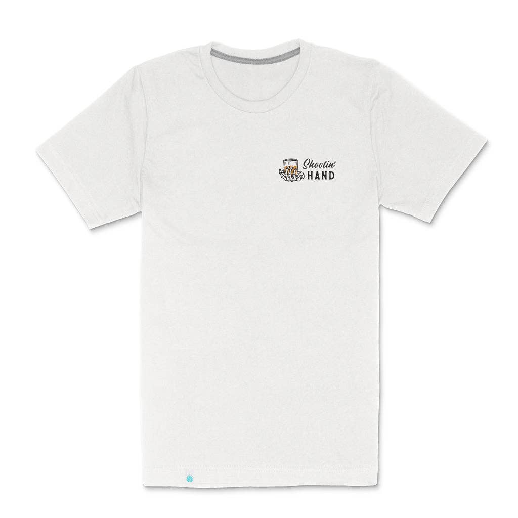 Sendero - T-shirt Never drink with your shooting hand Unisex