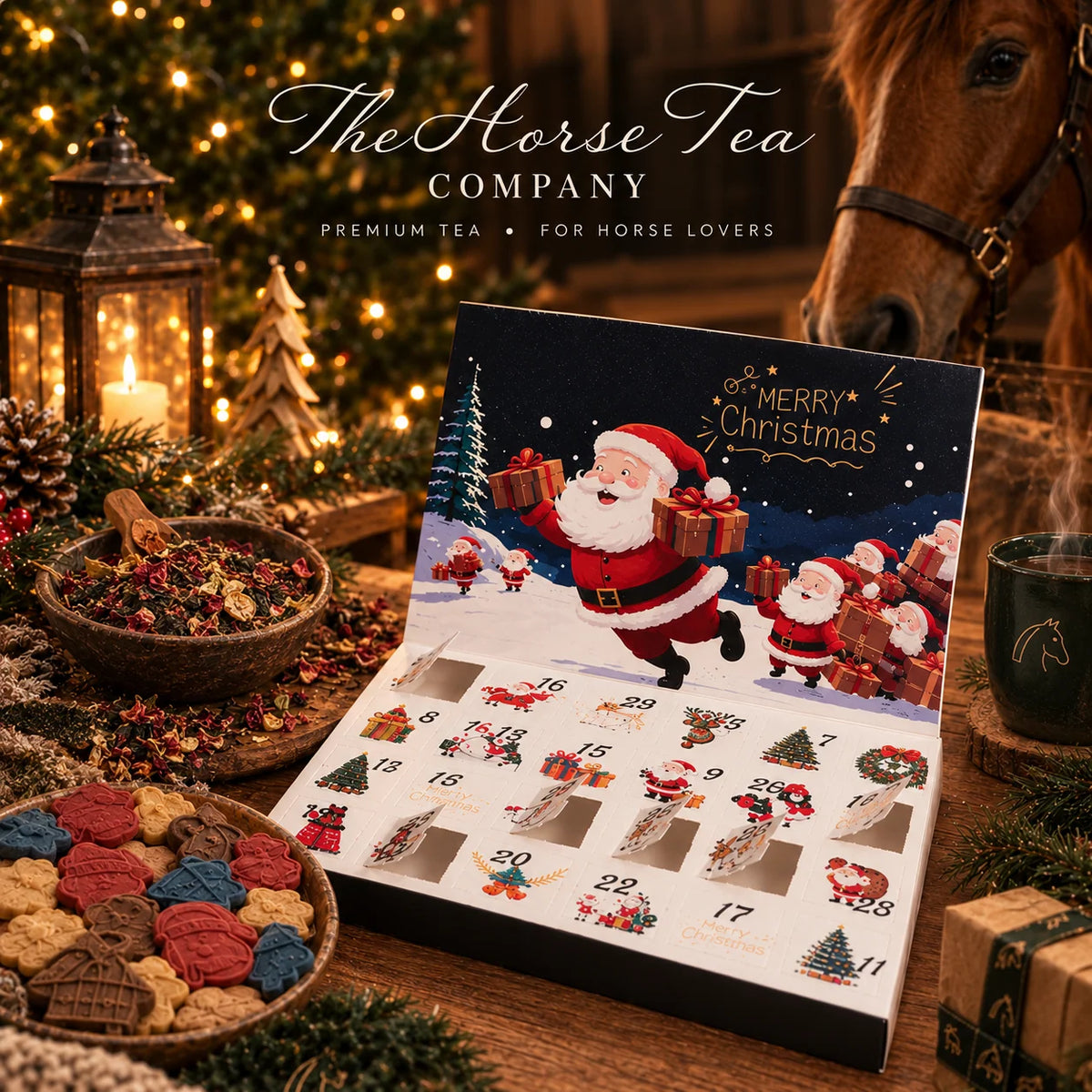 The Horse Tea Company - Adventskalender met paardenkoekjes PRE-ORDER
