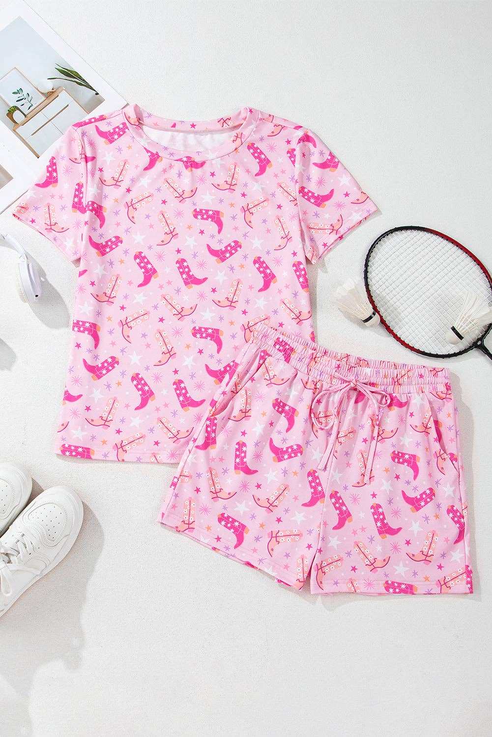 OP=OP - Pretty Bash - Western Lounge Set (top + shorts)