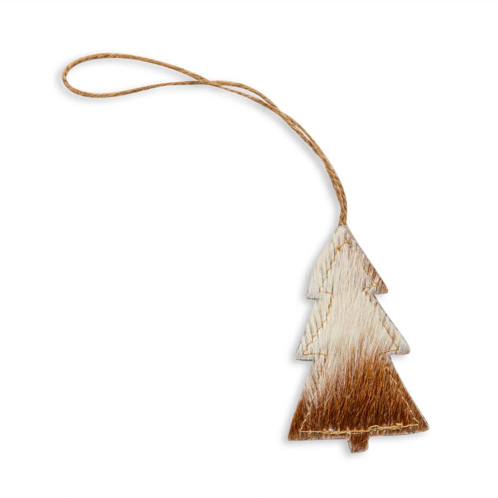 Myra Bag - Kerstboom Haar-op-Huid Ornamentenset In Bruin