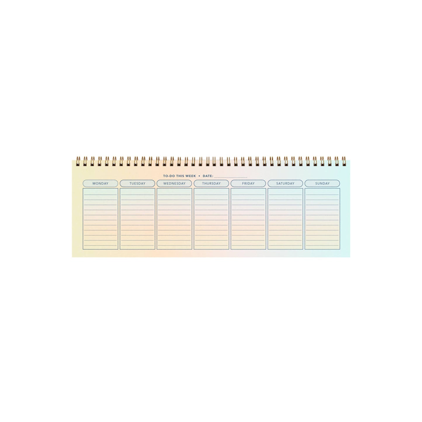 TOOT - Wekelijkse bureau-onderlegger planner
