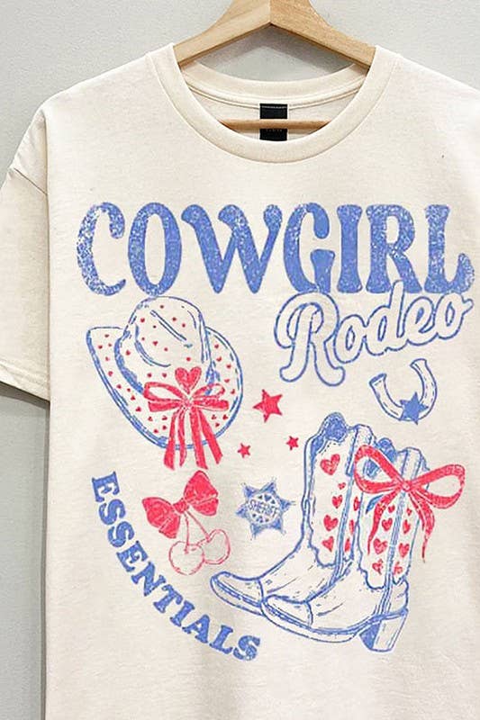 Sweet Claire - Cowgirl Rodeo essentials T-shirt oversized