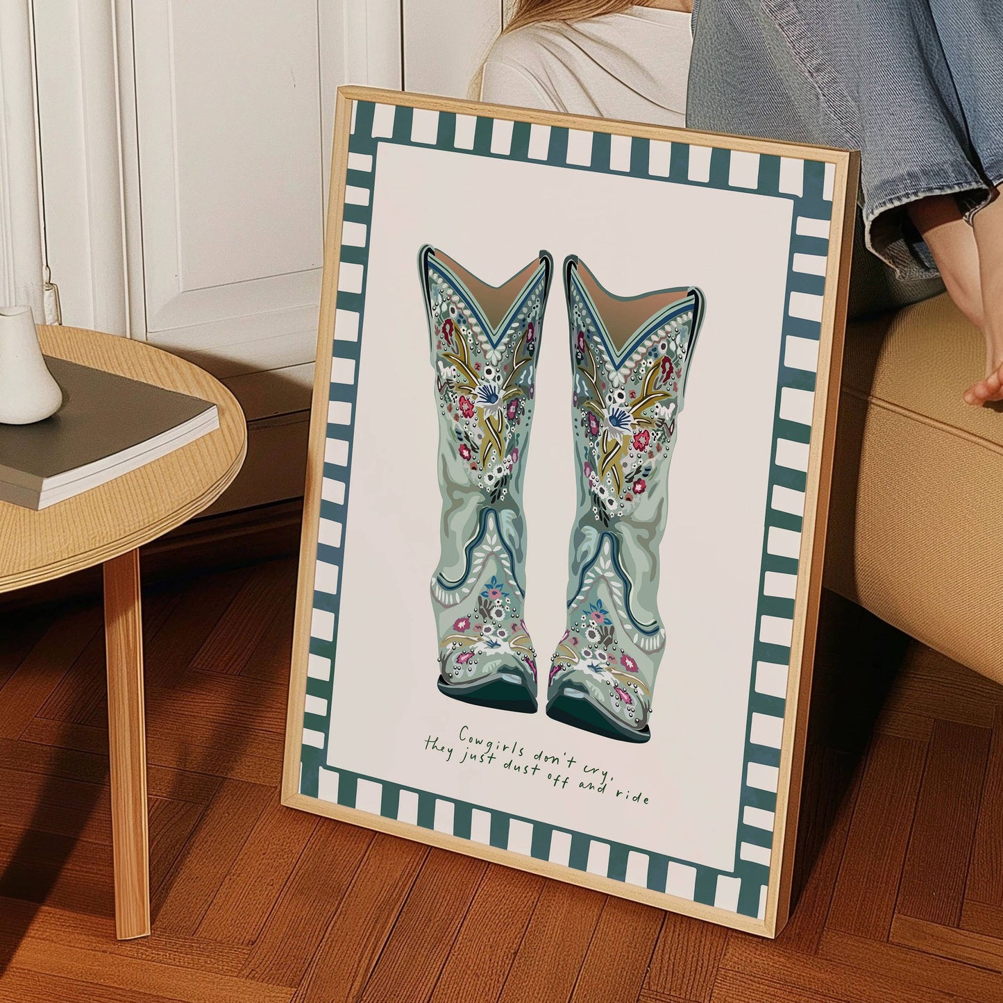 Seven Icons - Kunstdruk Print Cowgirls don't cry A4/A3/A2