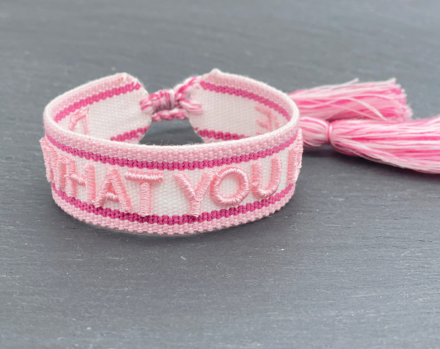 Parsley & Pepper - Do what you Love armband wit/ roze