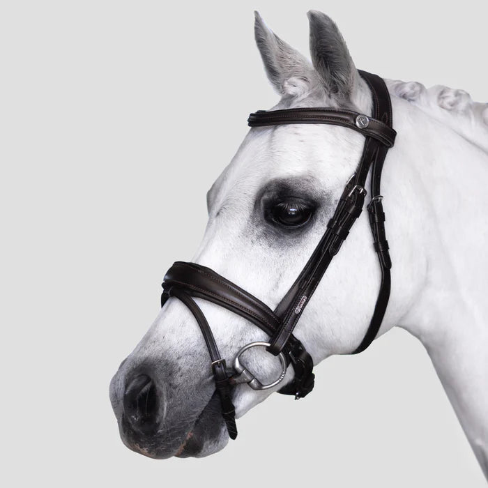Lumi Pony - Mikayla hoofdstel Havana bruin of zwart (convertible)