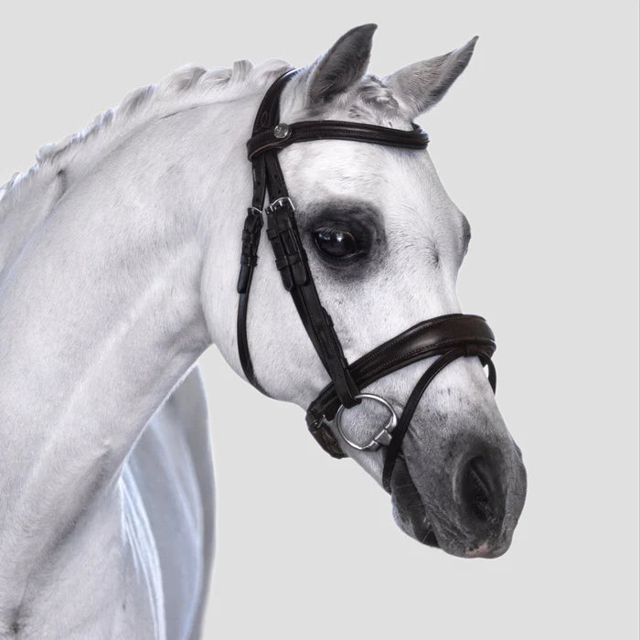 Lumi Pony - Mikayla hoofdstel Havana bruin of zwart (convertible)