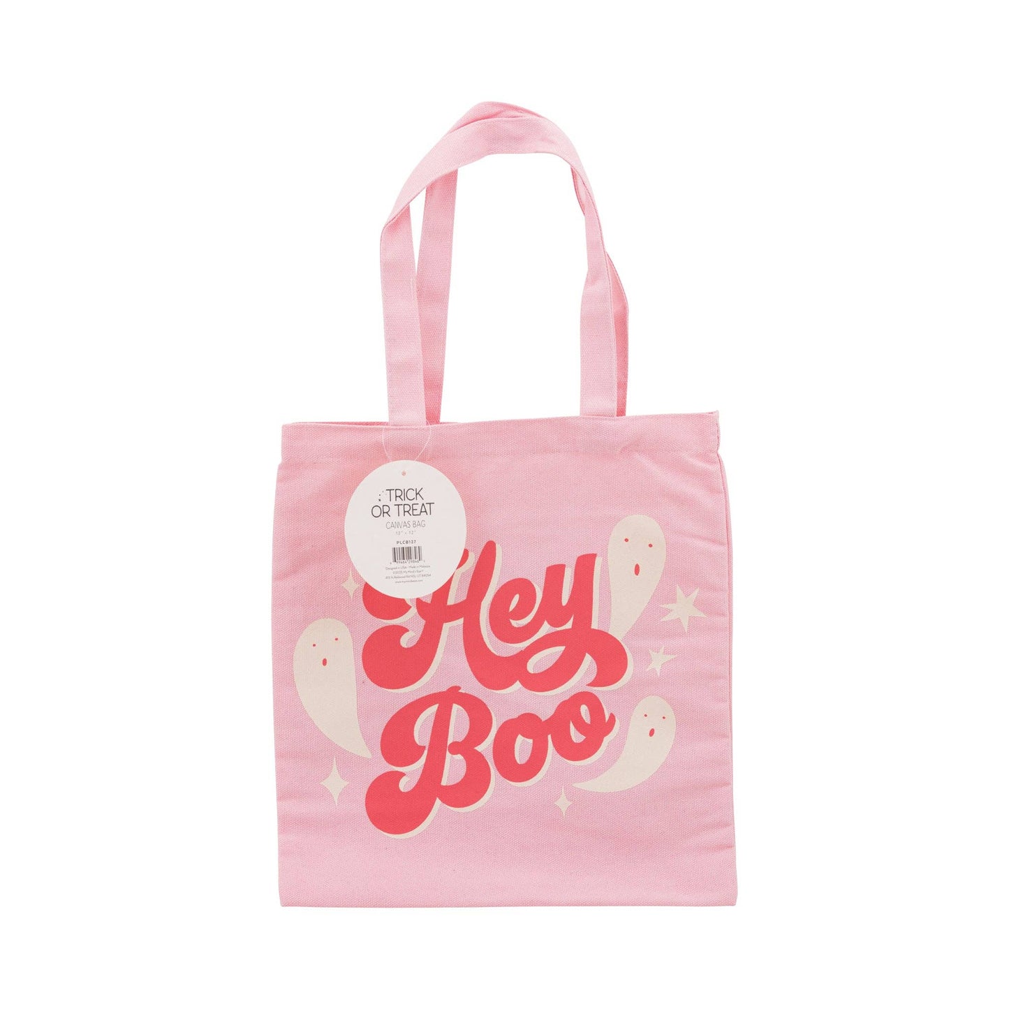 PLCB127 - Hey Boo 12x12 inch Canvas Bag