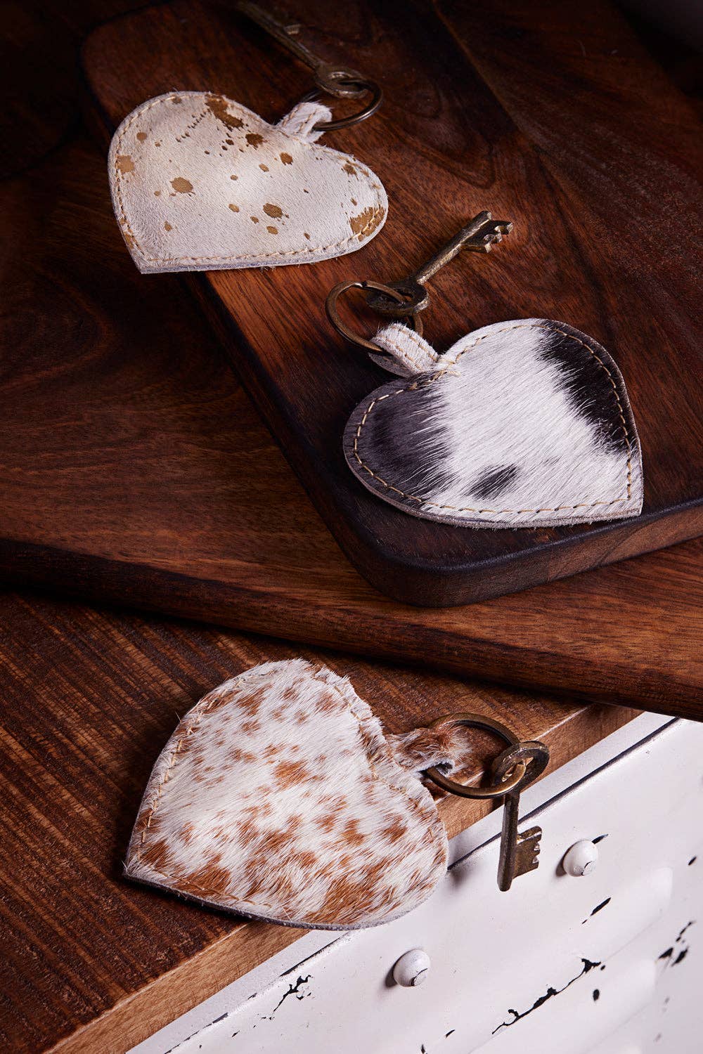 Myra Bag - Keychain handbag charm fur heart