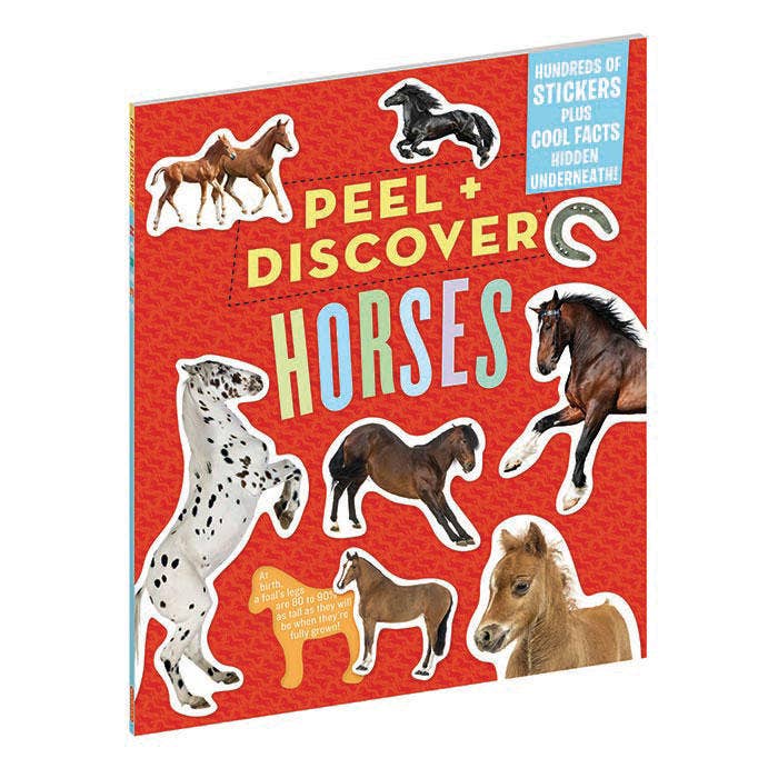 Kelley&Co - Peel & Discover Pferde-Stickerbuch (EN)