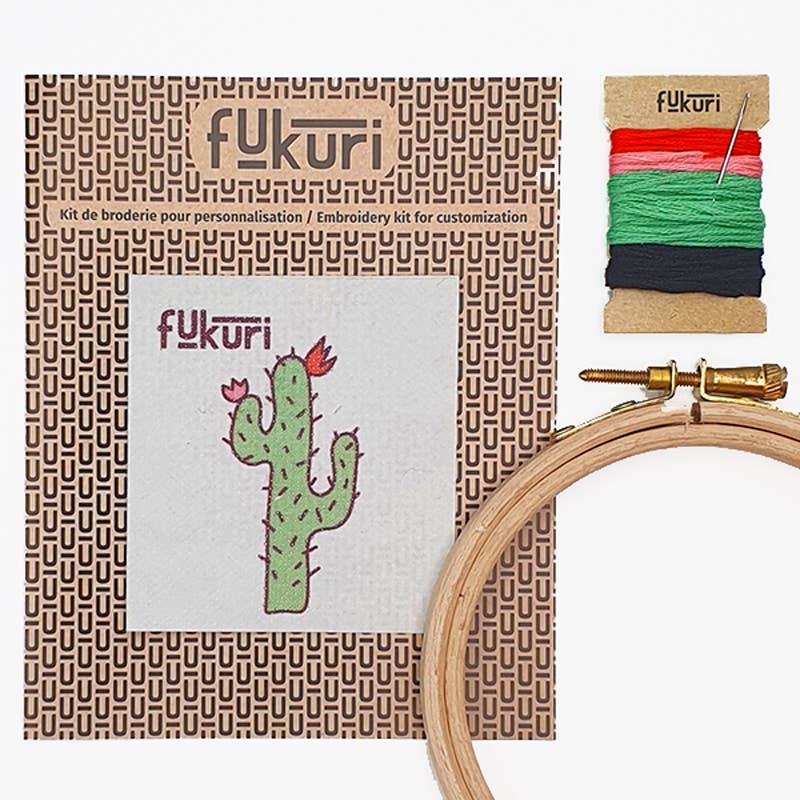 Fukuri - Borduurset cactus