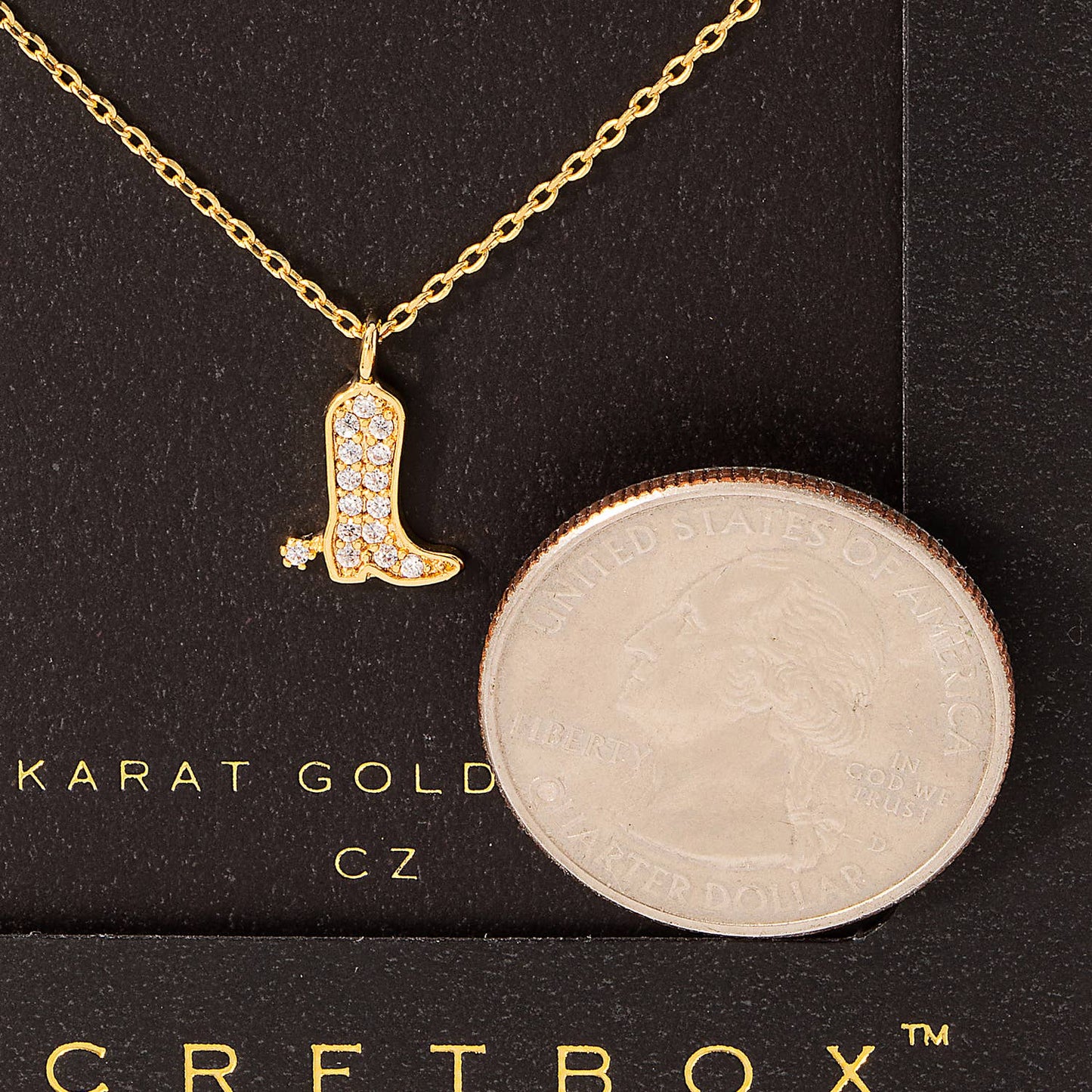 Fame - Secretbox Western Cowboylaars ketting goud/zilver