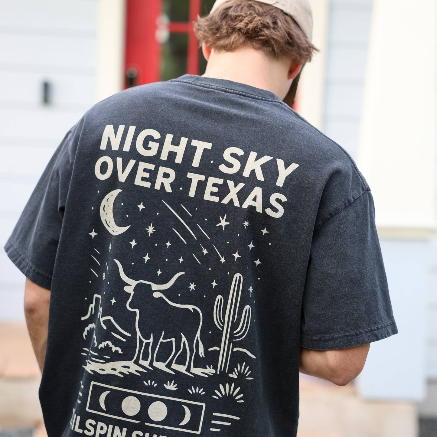 Tailspin - Night Sky over Texas T-Shirt unisex