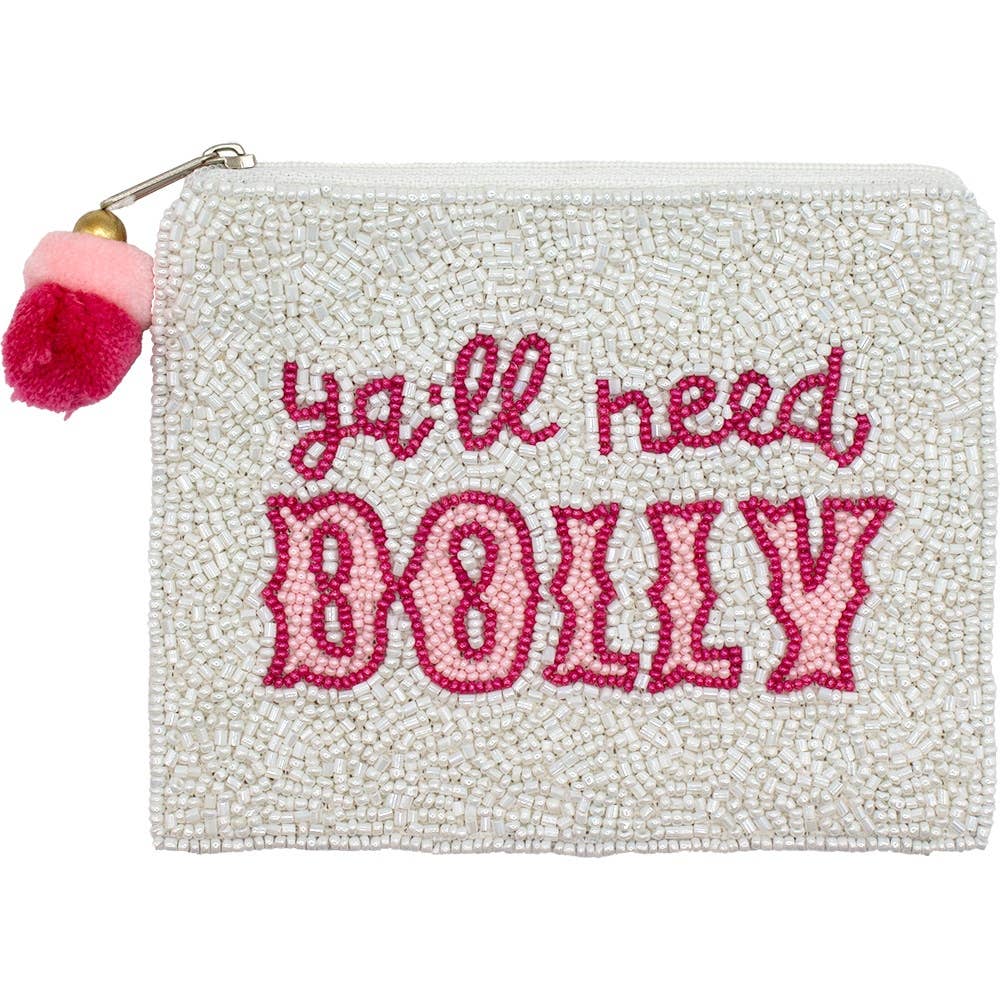 Pizzazz Inc - Beaded Bag Kraaltjes muntenzakje portemonnee Y'all need Dolly