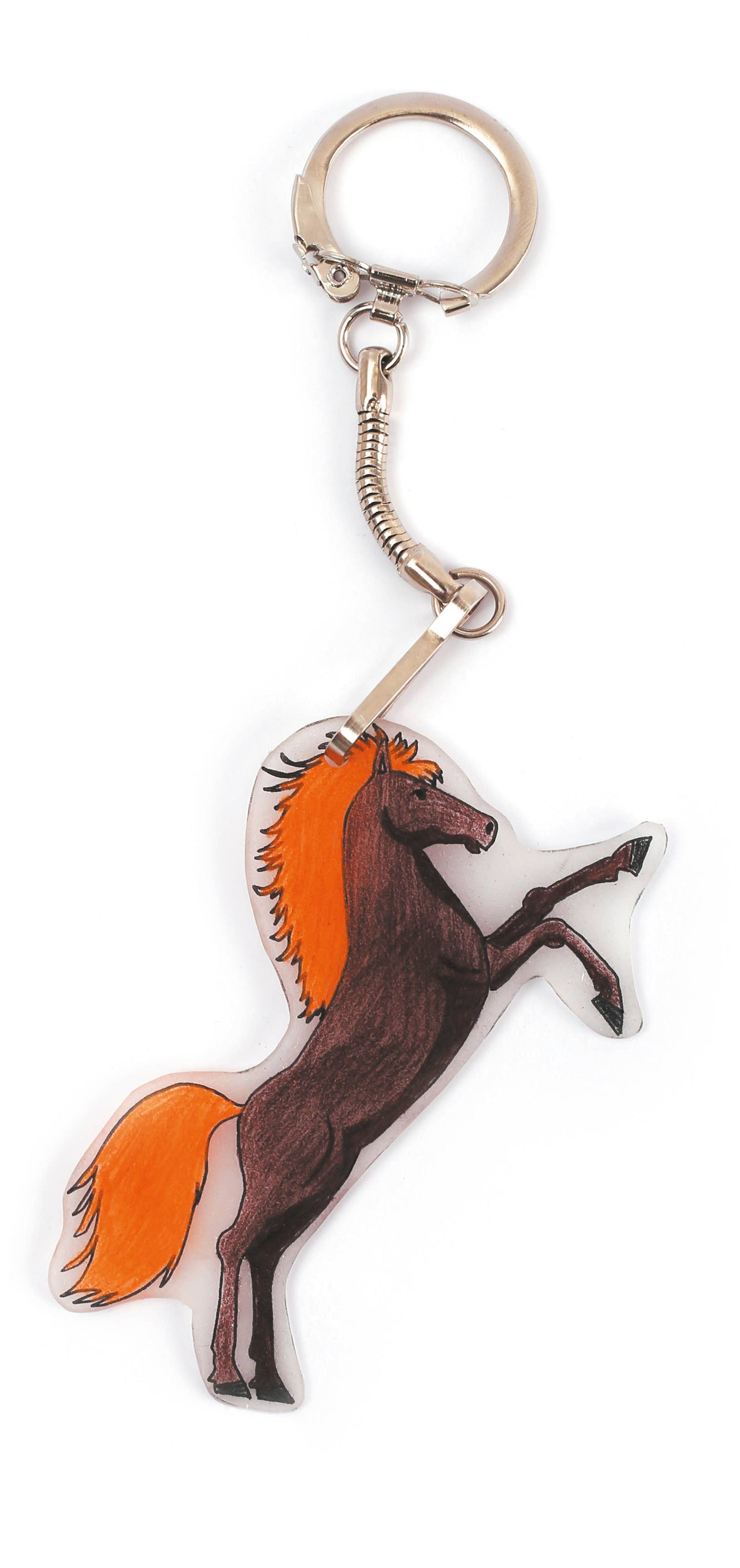 Graine Creative - Paarden krimppapier plastic sleutelhangers maken