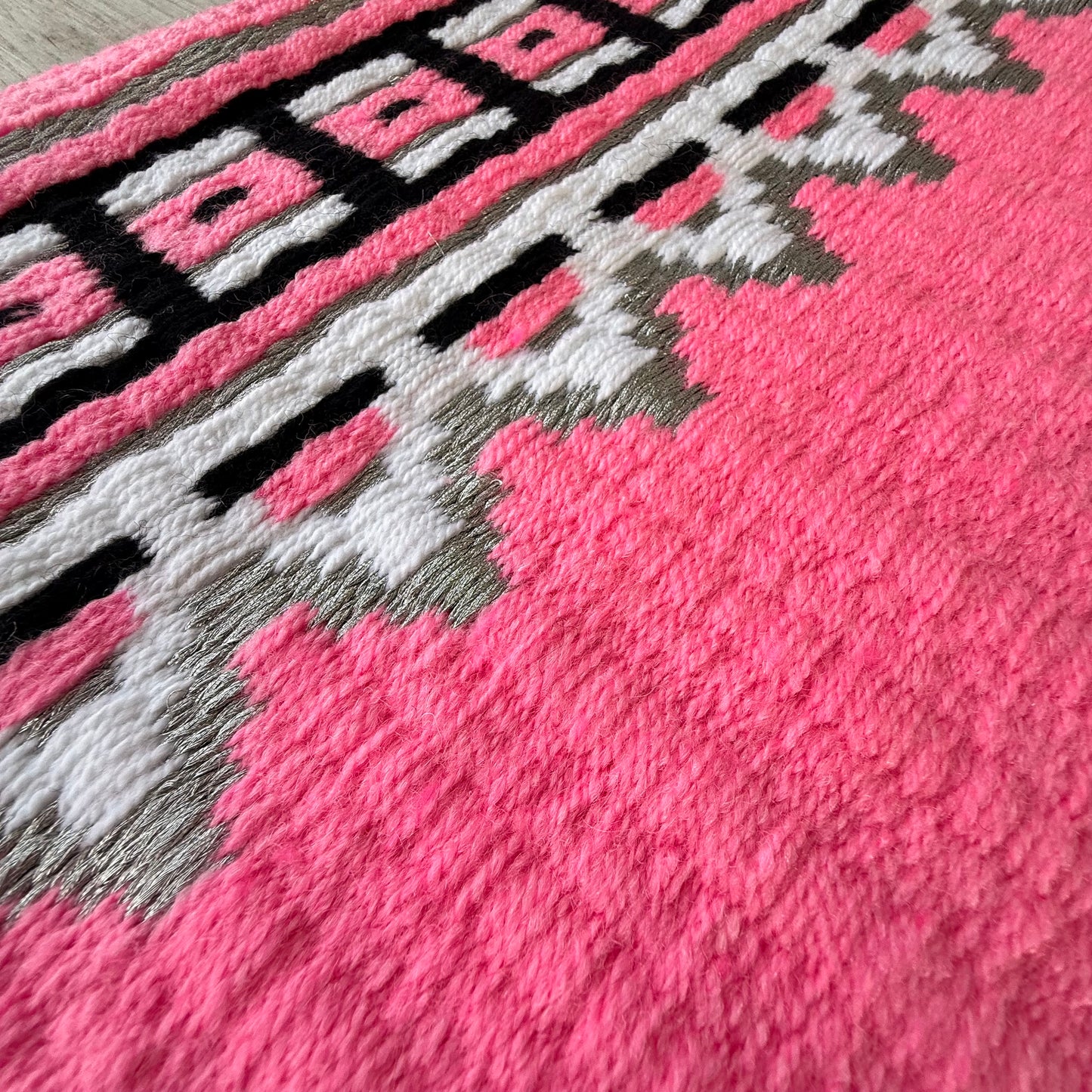 SB002 - Western oversized showblanket A - Roze, zwart, wit, zilver