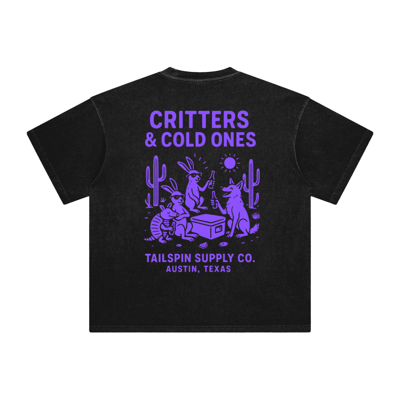 Tailspin - Critters and cold ones T-shirt unisex
