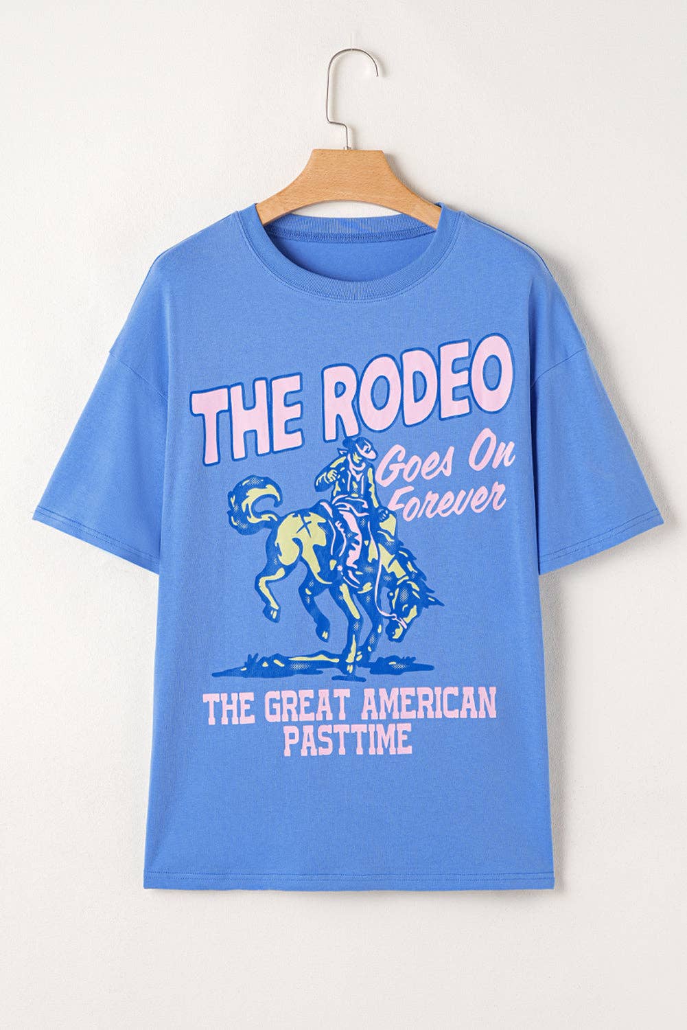 Pretty Bash - Rodeo Western T-shirt blauw