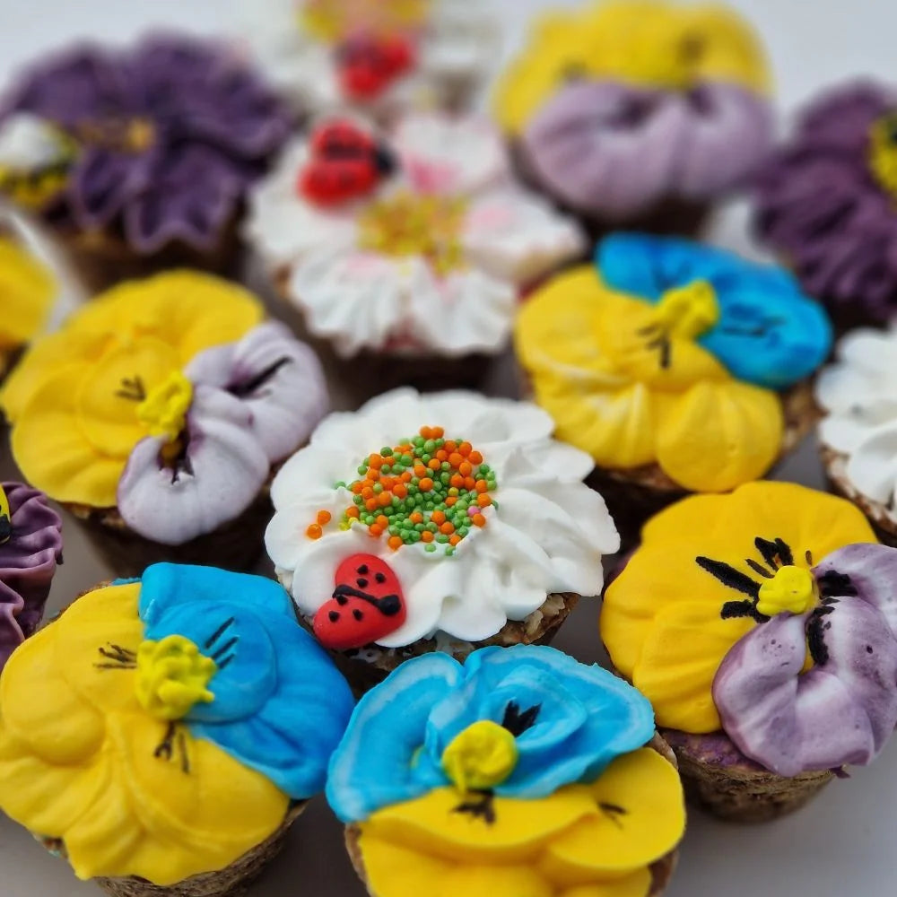 Konska Cukierenka - Luxe paardenkoekje Flower Muffin