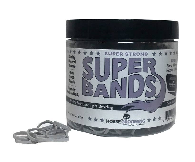 Horse Grooming - Super Bands sterke haarelastieken voor paarden
