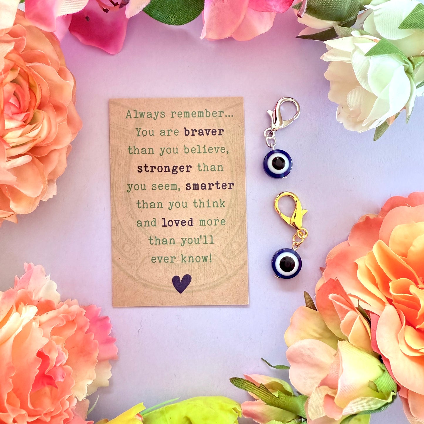 FMH - Lucky Charm hoofdstelbedel het boze oog gelukshanger