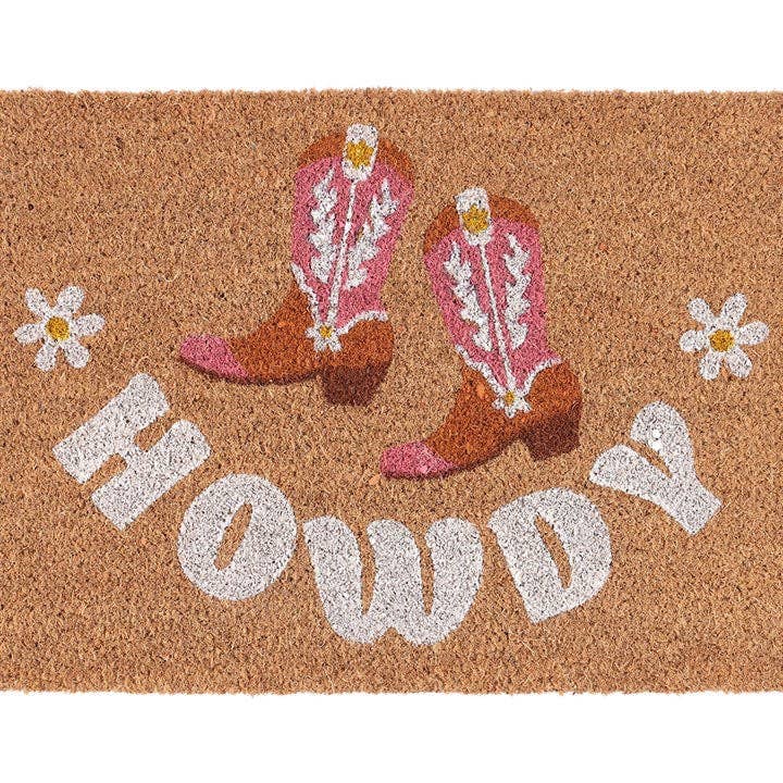 Something Different - Natuurlijke Howdy Cowboy Boot-deurmat