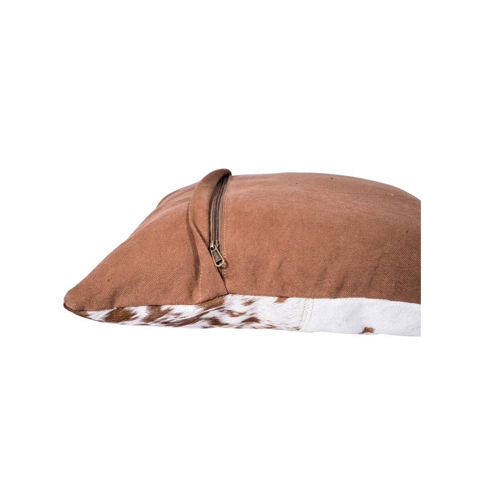 Myra Bag - Dapple Brown Kussenhoes hair-on leer