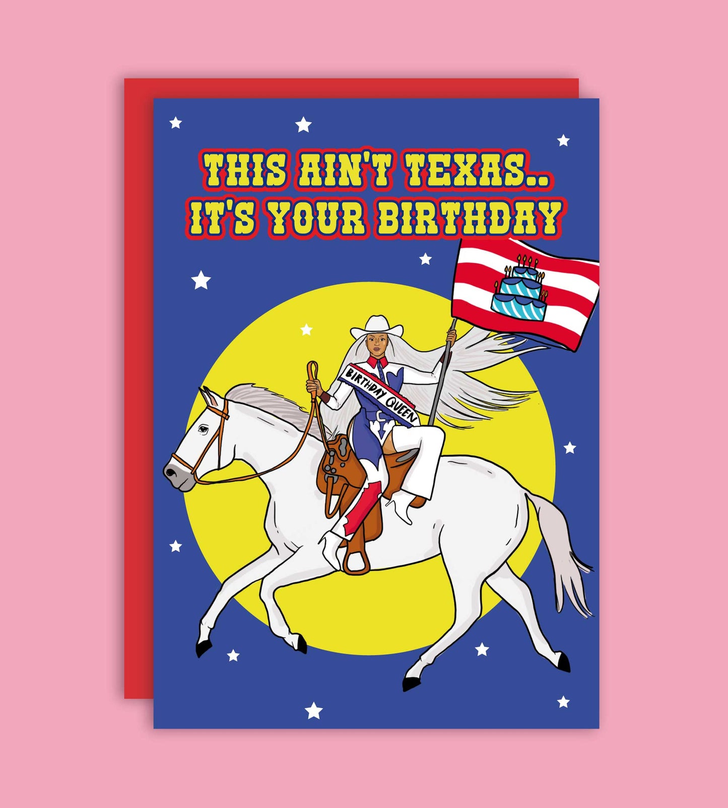 Studio Soph -This ain't Texas verjaardag wenskaart