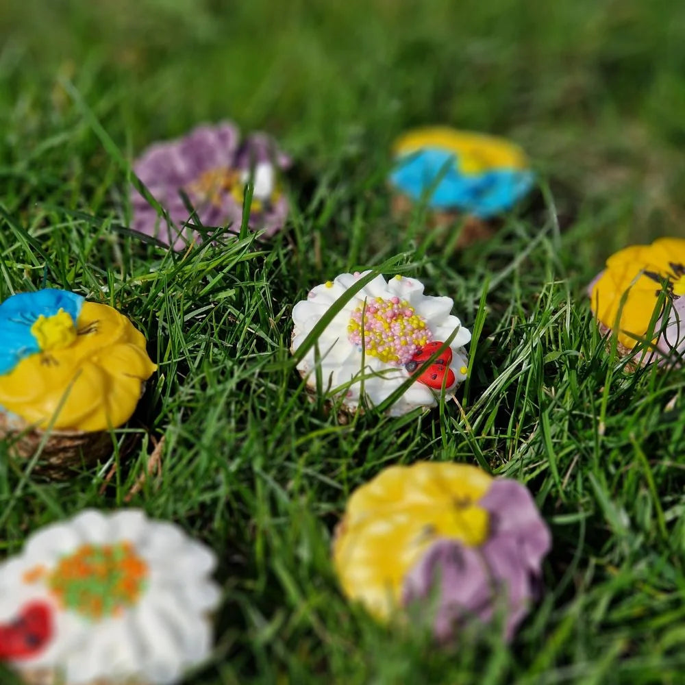 Konska Cukierenka - Luxe paardenkoekje Flower Muffin