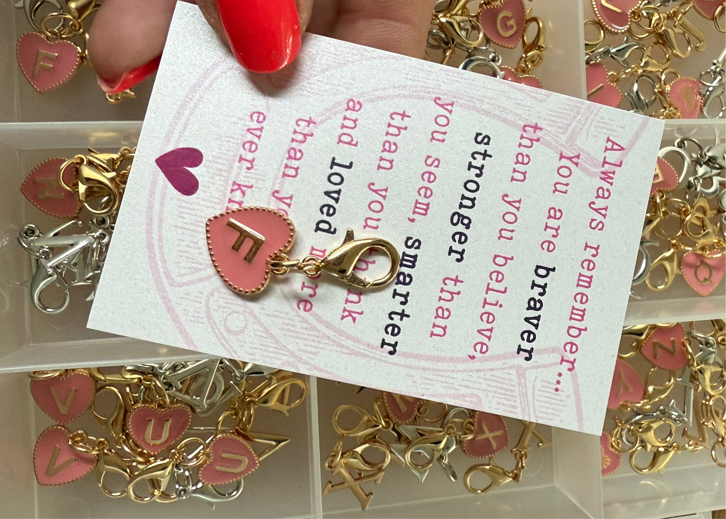 FMH - Lucky Charm hoofdstelbedel Initiaal letter A-Z