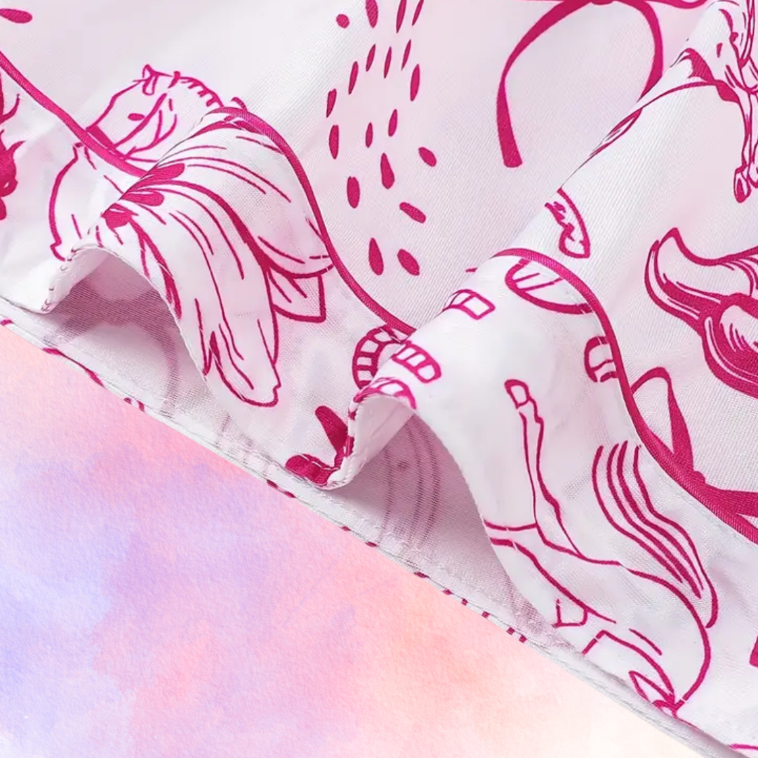 FMH - Damen Sommer-Pyjama-Set/Loungewear Yee-Haw Line-up