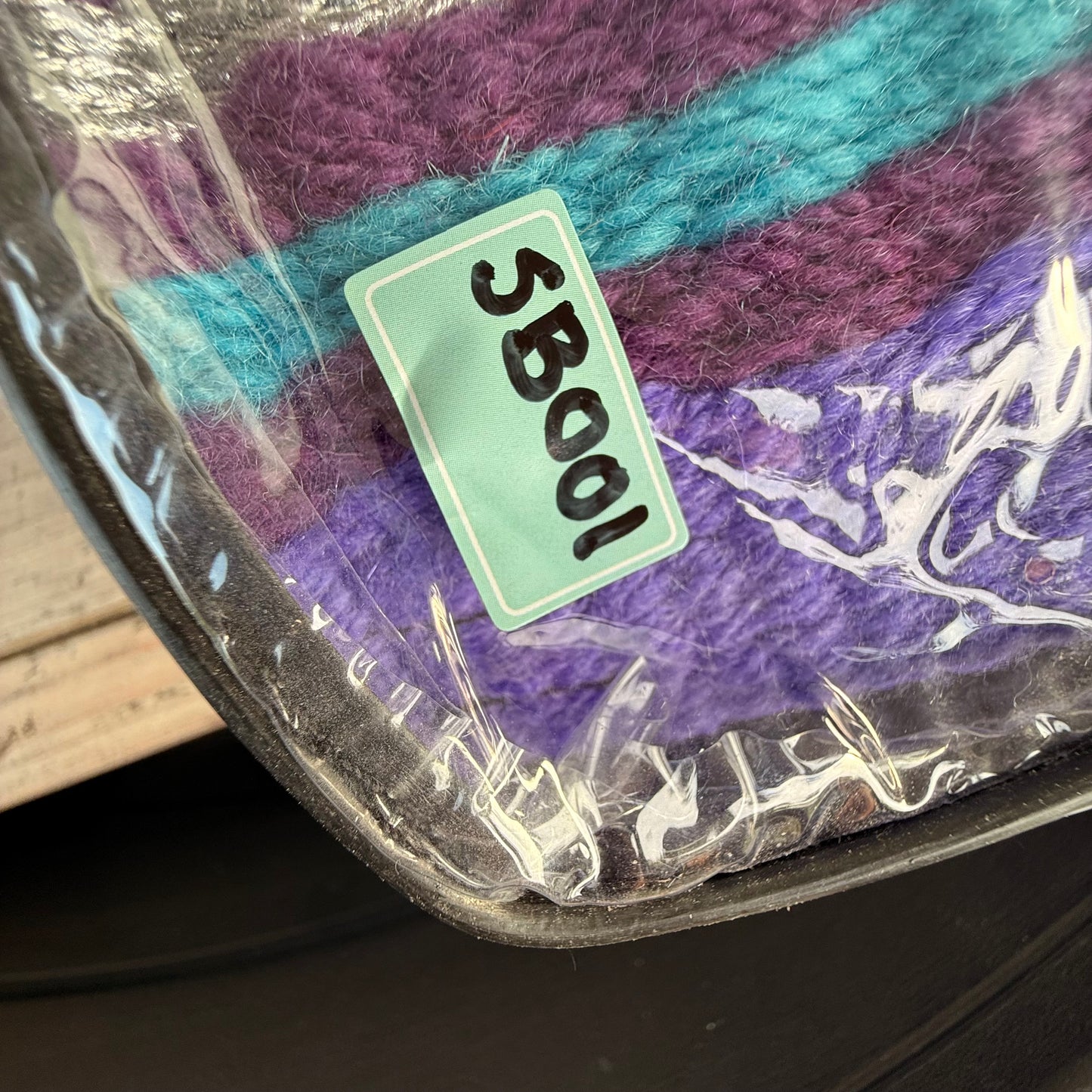 SB001 - Western oversized showblanket A - Paars, roze, perzik, blauw, zilver