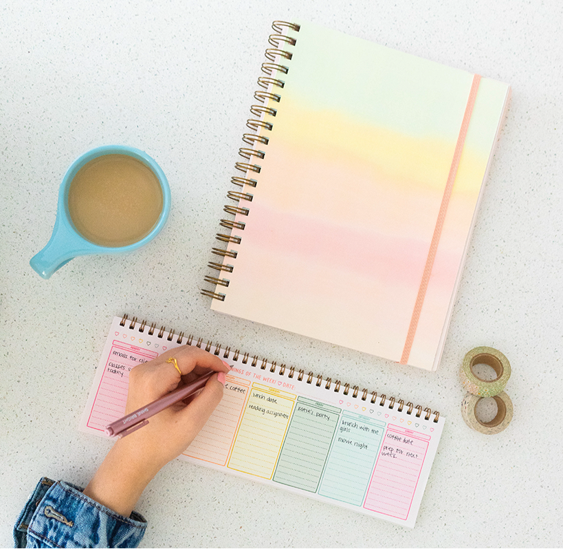 TOOT - Wekelijkse bureau-onderlegger planner