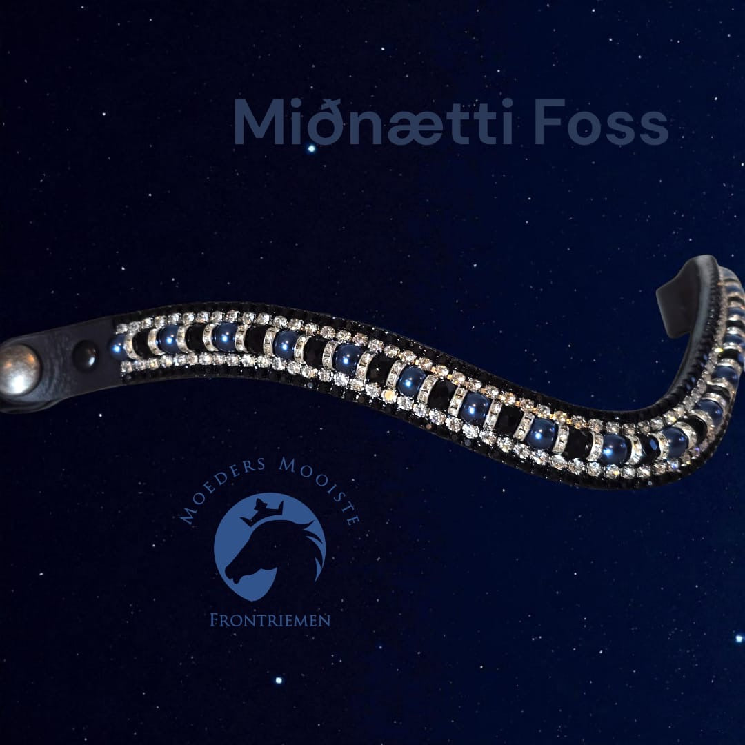 Moeders Mooiste Frontriemen - Deluxe “Miðnætti Foss” Z-D