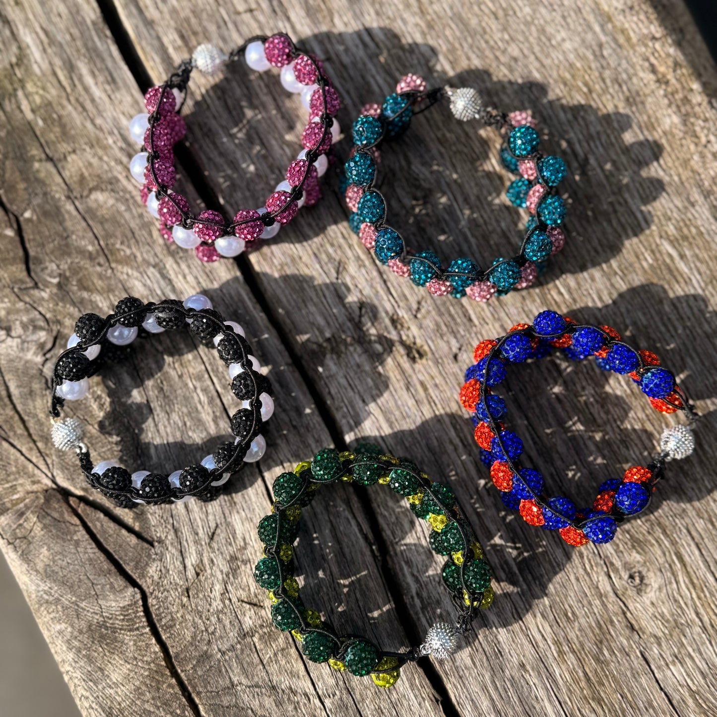 Wishbands by Jolien - Knotband "Green Machine" groen