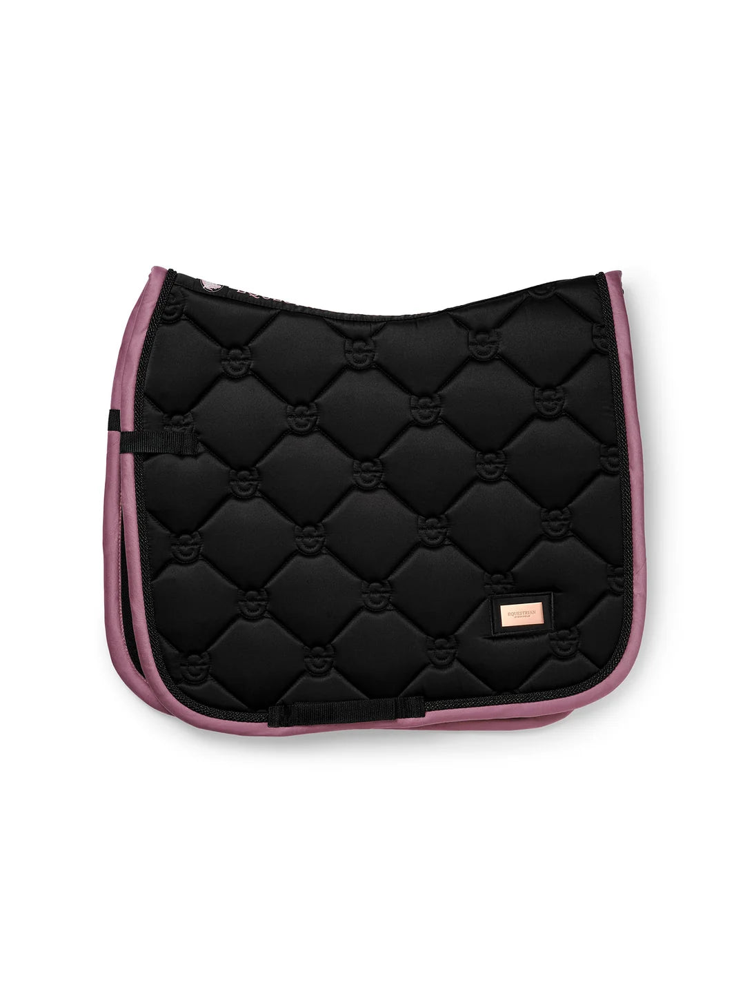 Equestrian Stockholm - FW26 Black Blush - Dressage Saddle Pad dressuurzadeldek - Ride Against Cancer