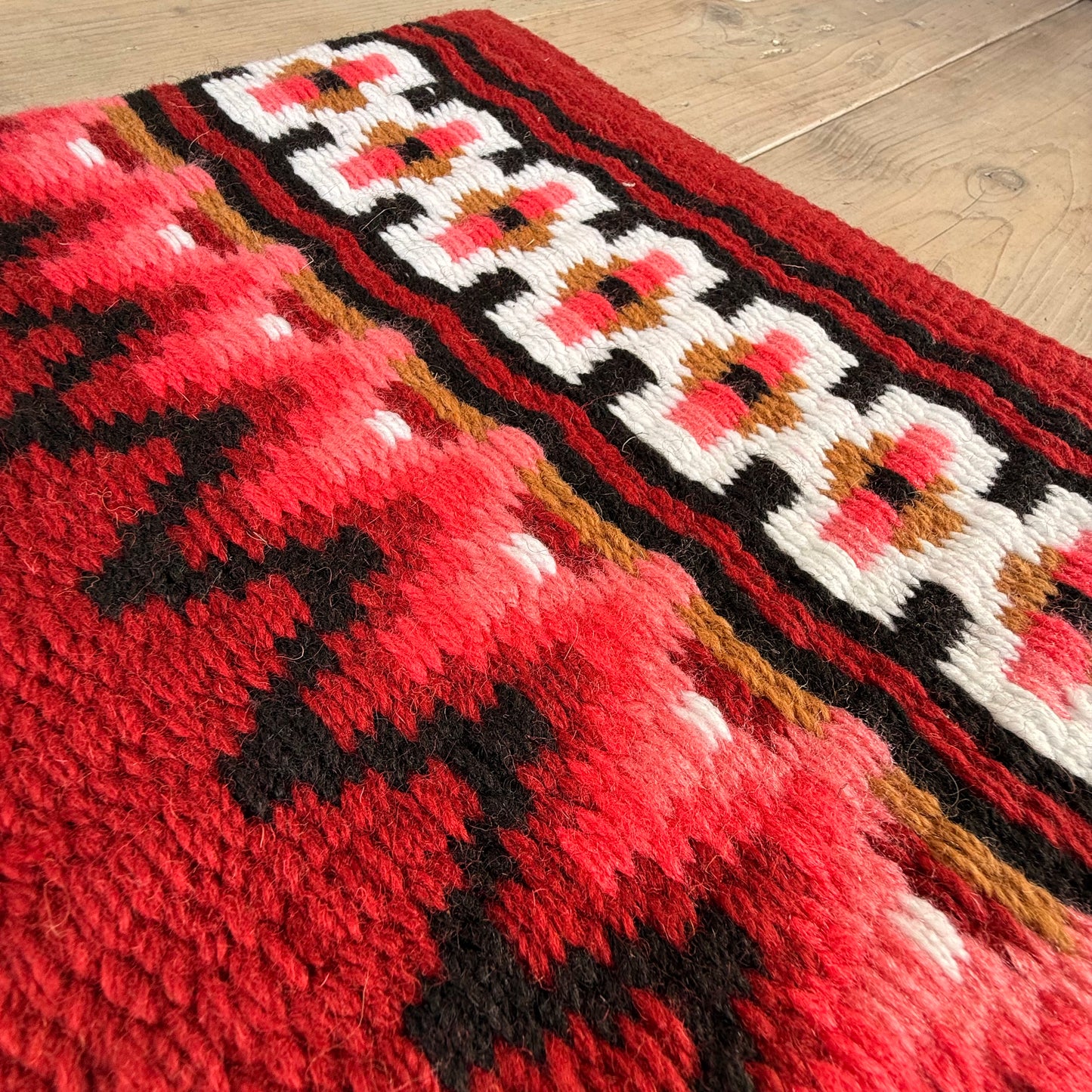 OP=OP - SB011 - Western oversized showblanket B - Bordeaux, rood, camel
