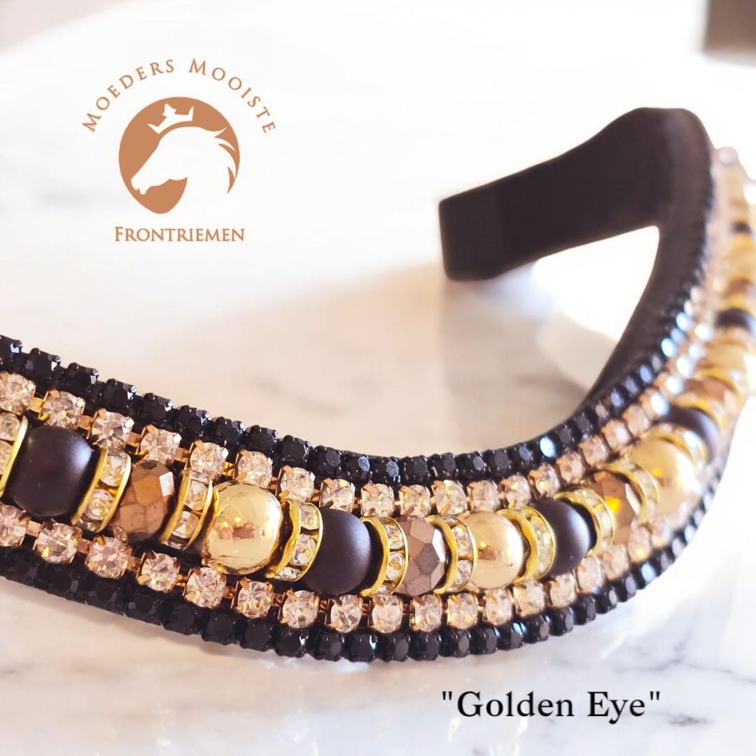 Moeders Mooiste Frontriemen - Deluxe "Golden Eye" Z-N