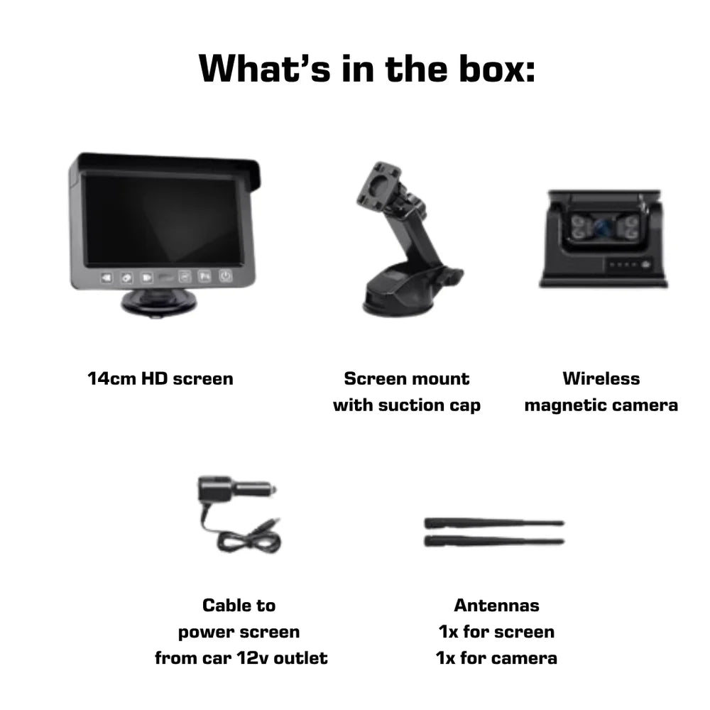 Equine Eye - Trailercamera Venture (2,4 GHz draadloze verbinding camera-monitor)