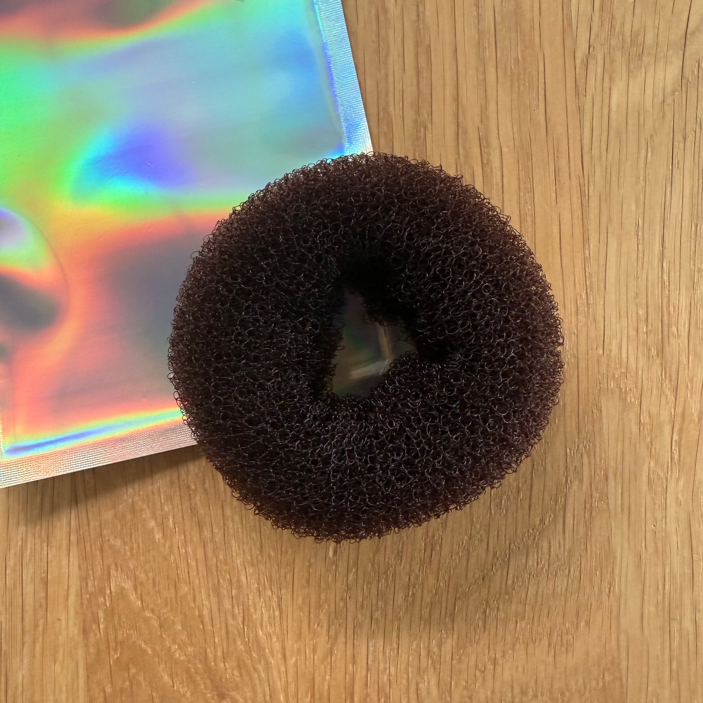FMH - Mini donut blond, bruin of zwart 6cm