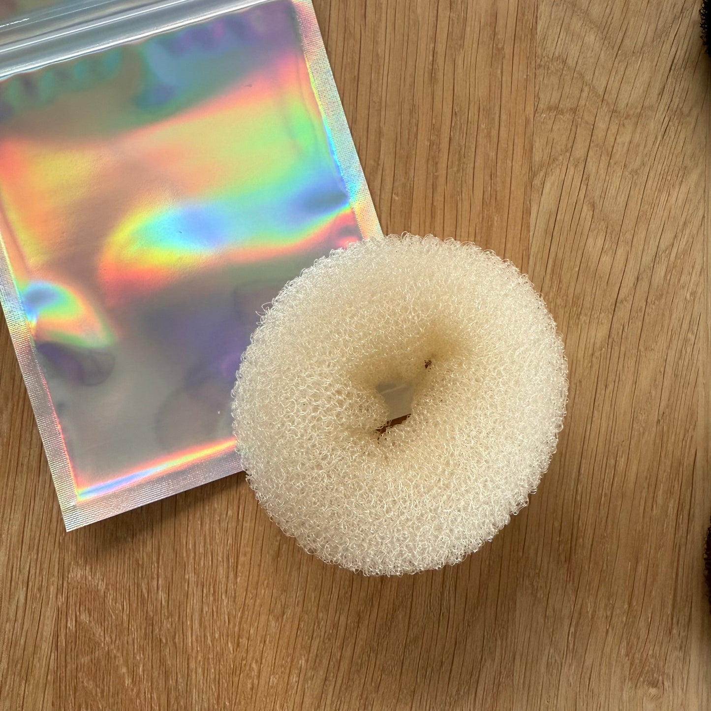 FMH - Mini donut blond, bruin of zwart 6cm