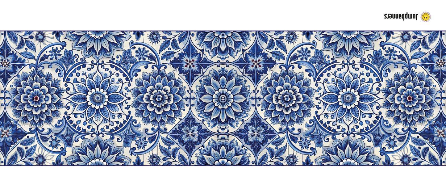 Jumpbanner – Hindernisplane Rocket Delftsblau