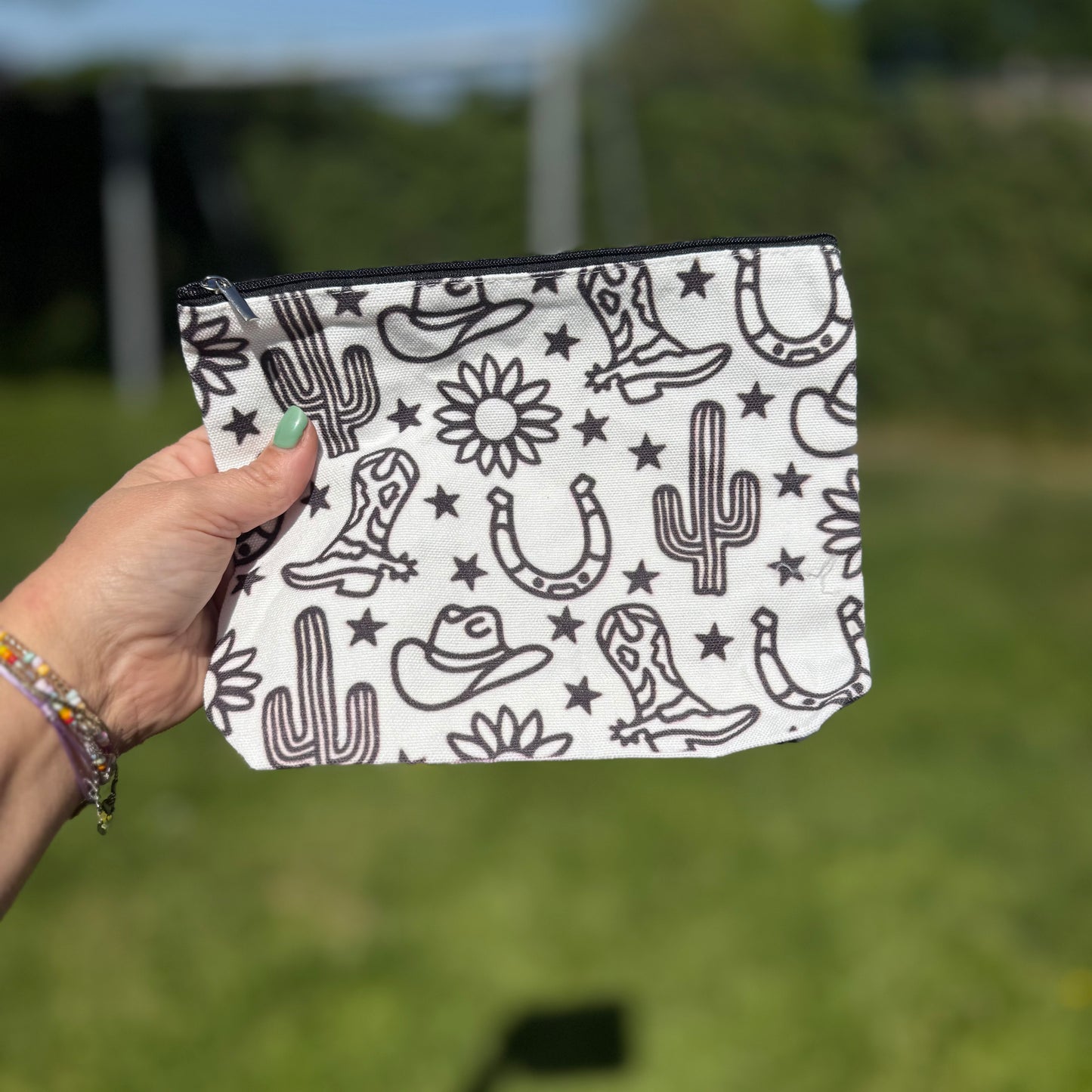 FMH - Färbbare Schminktasche Cowgirl