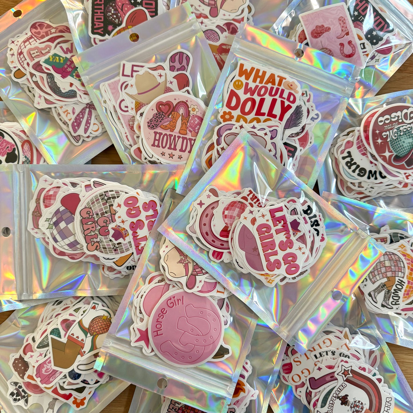 FMH - Stickers 50st. Disco Cowgirl western
