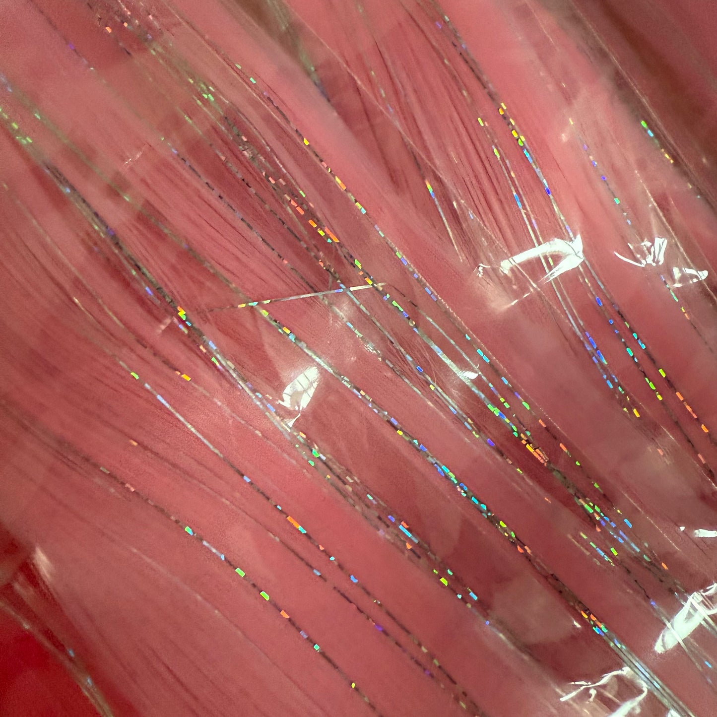 FMH - Clip-in combi haarextenties gekleurd haar met tinsels voor staart en manen